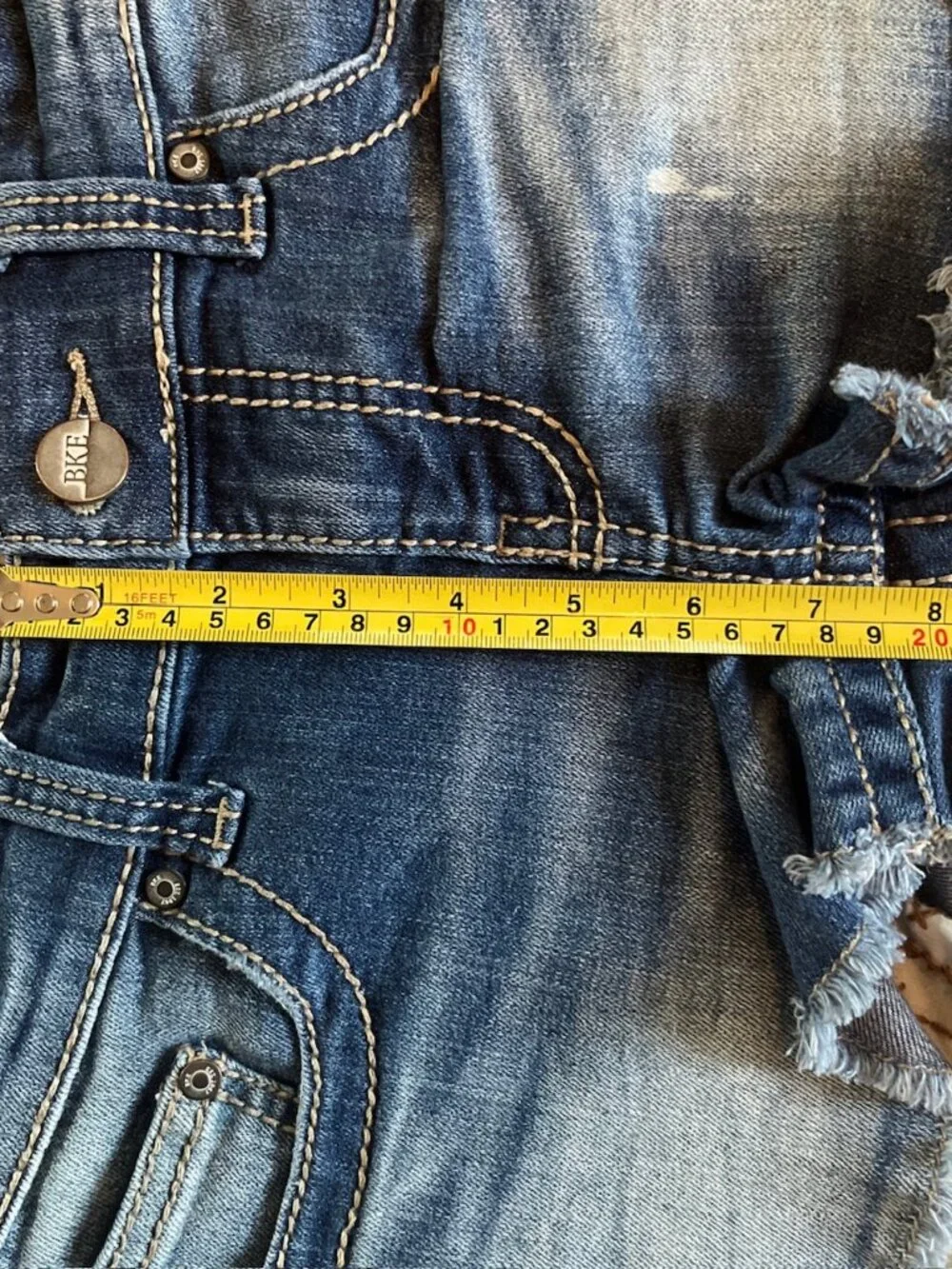 BKE Buckle Denim Jean Shorts Womens sz 28 Lot of 2 Payton Stella Blue Distressed